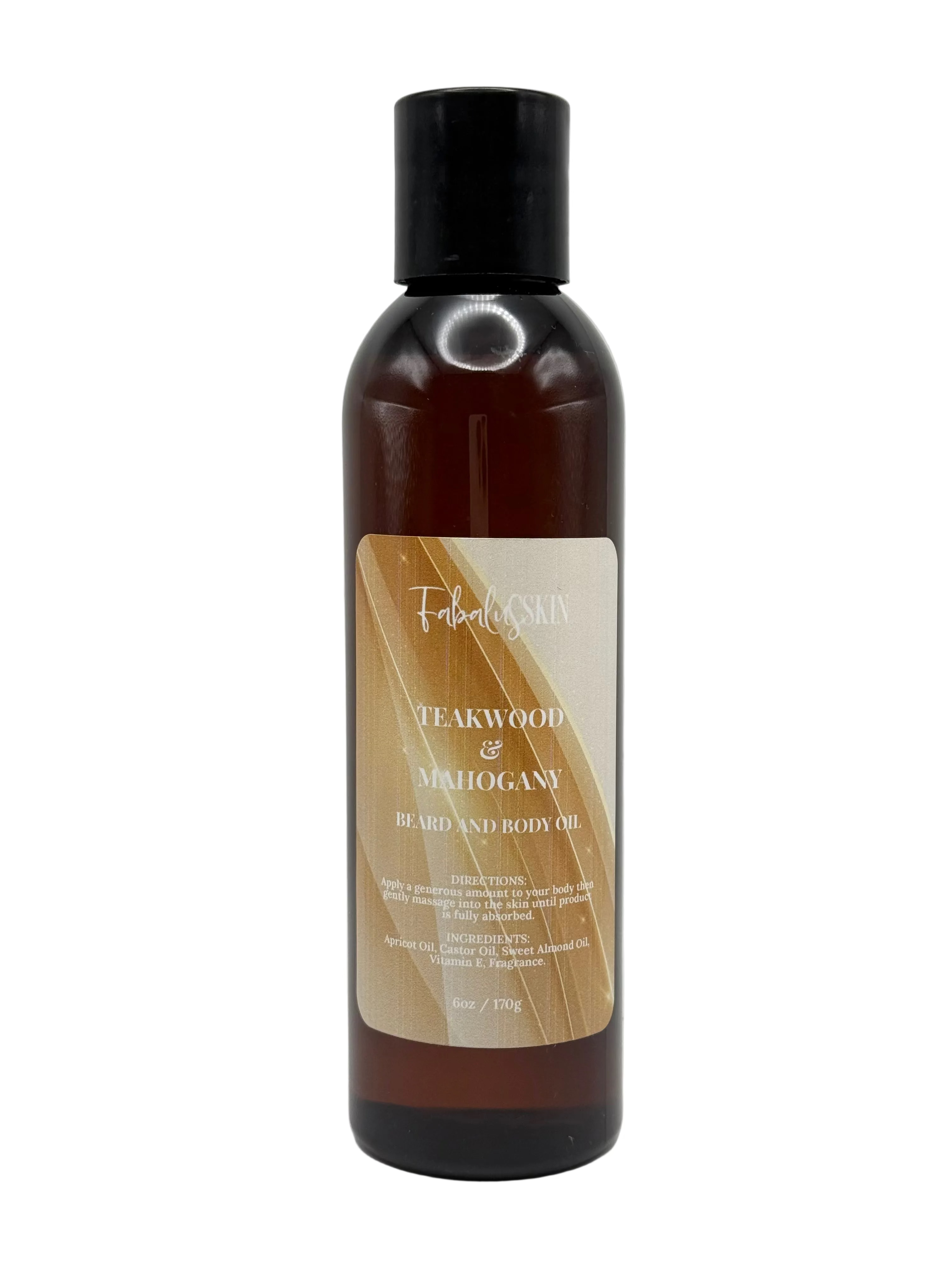 TEAKWOOD & MAHOGANY BEARD & BODY OIL