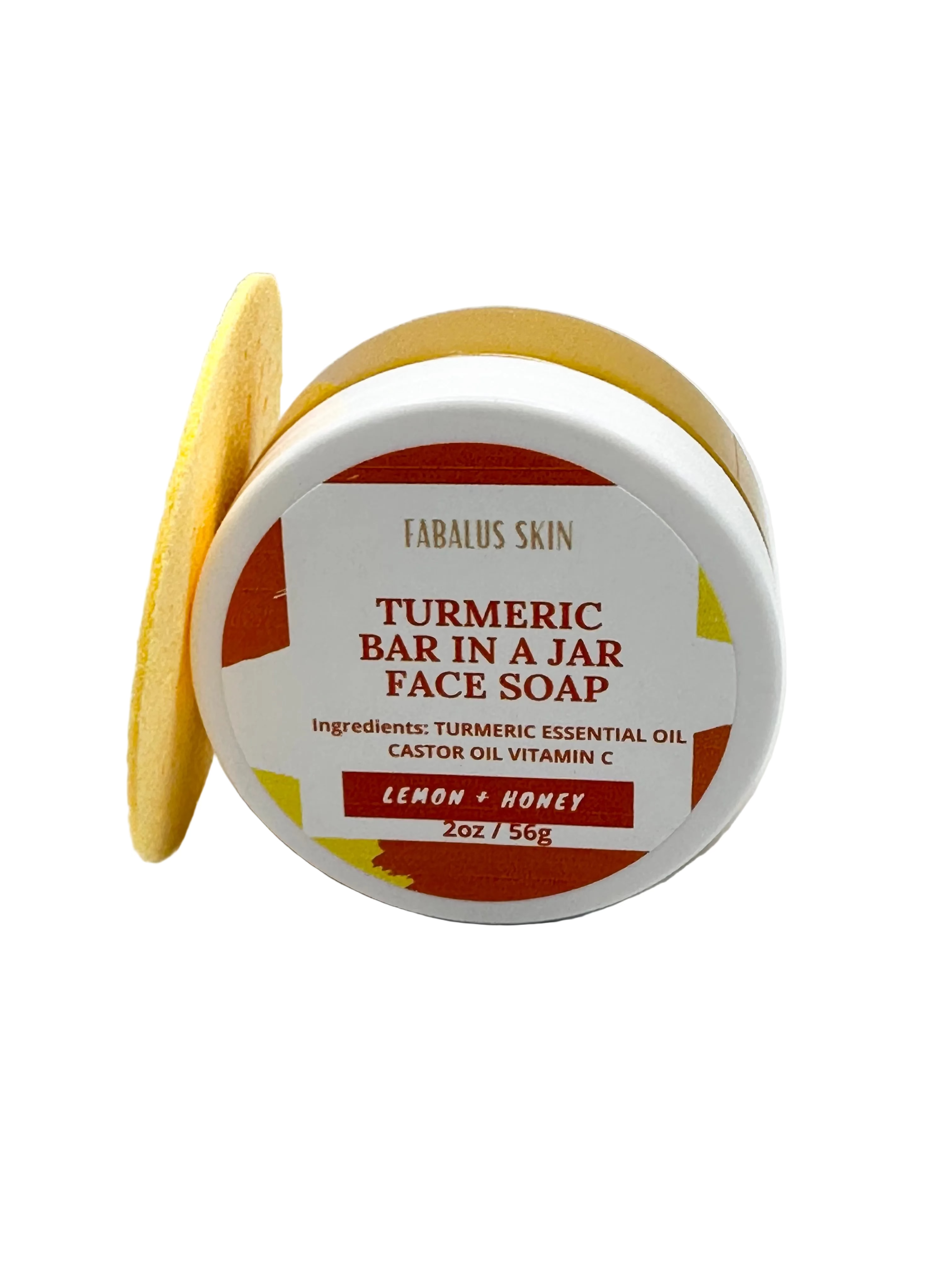 TURMERIC “BAR IN A JAR” FACE SOAP