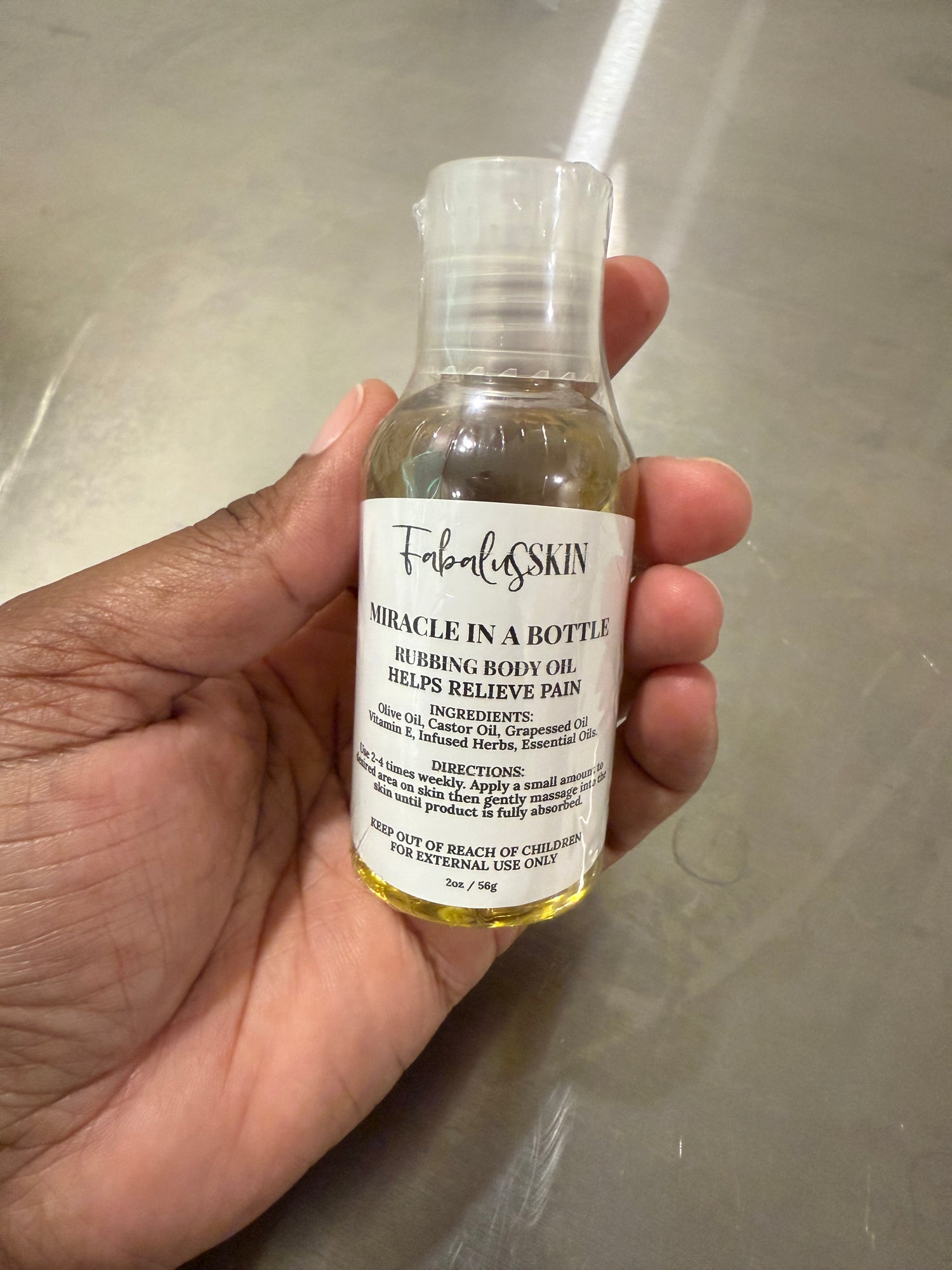MIRACLE IN A BOTTLE RUBBING OIL