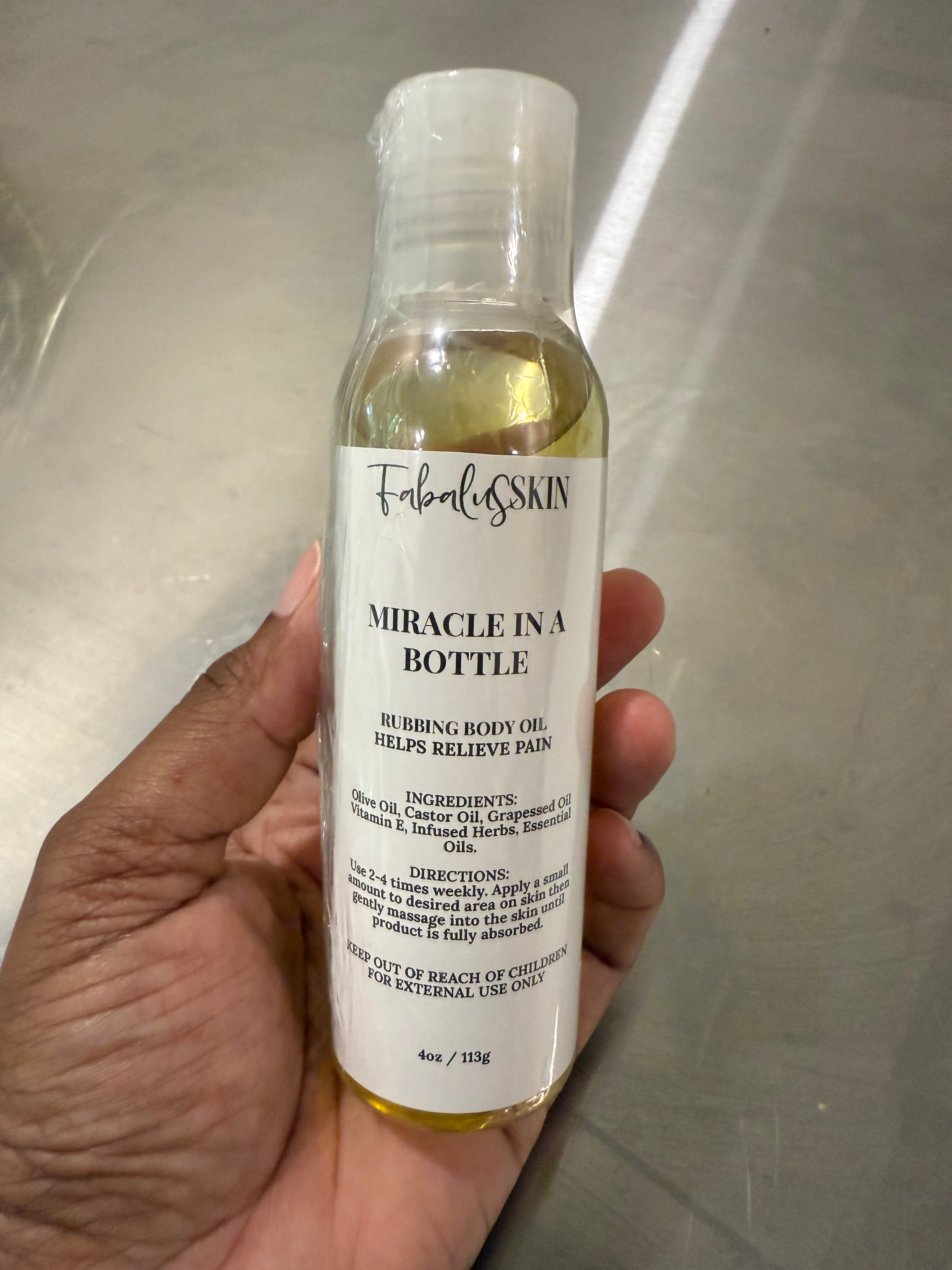 MIRACLE IN A BOTTLE RUBBING OIL