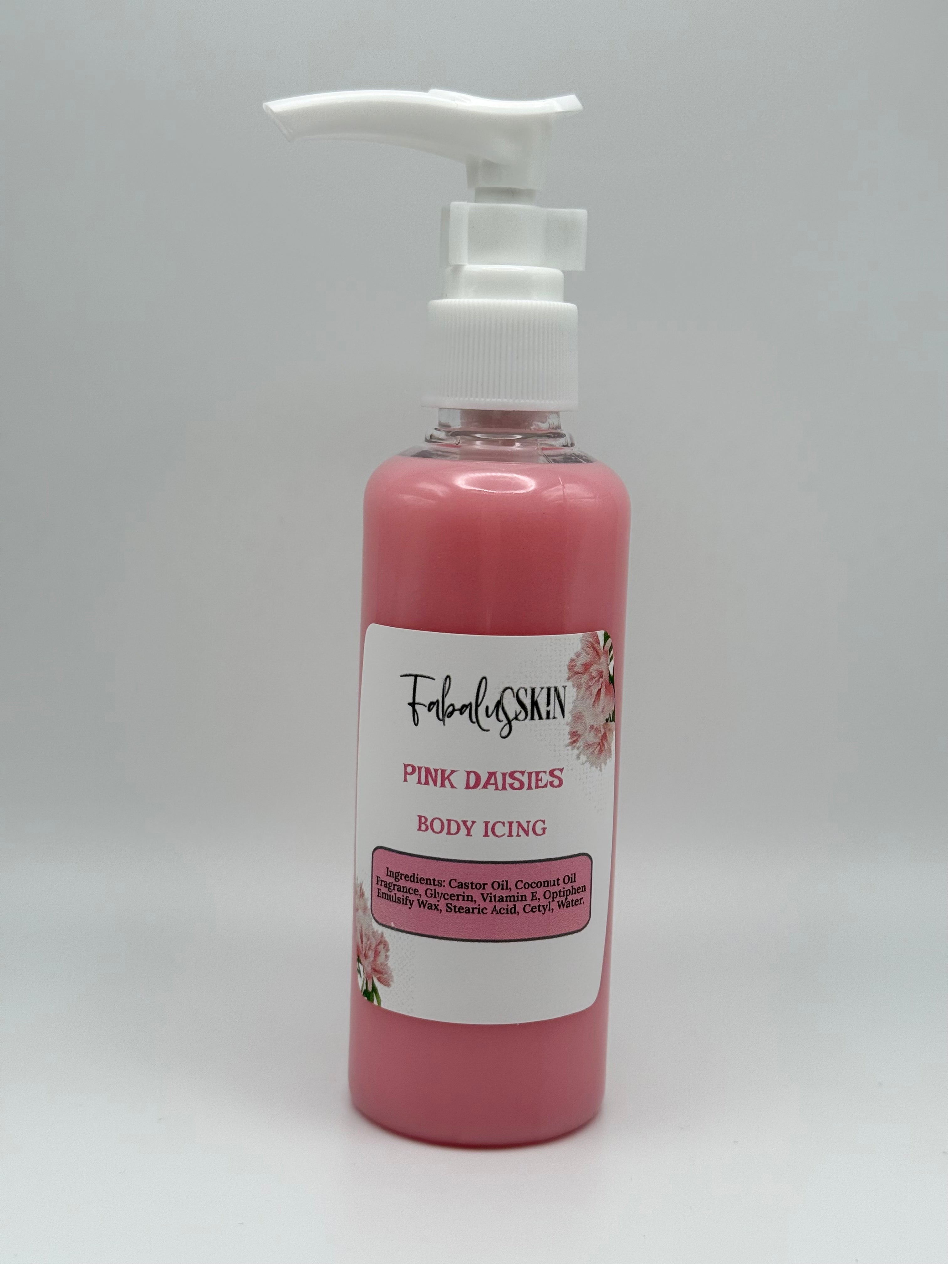 Pink Daisy Body Icing Lotion