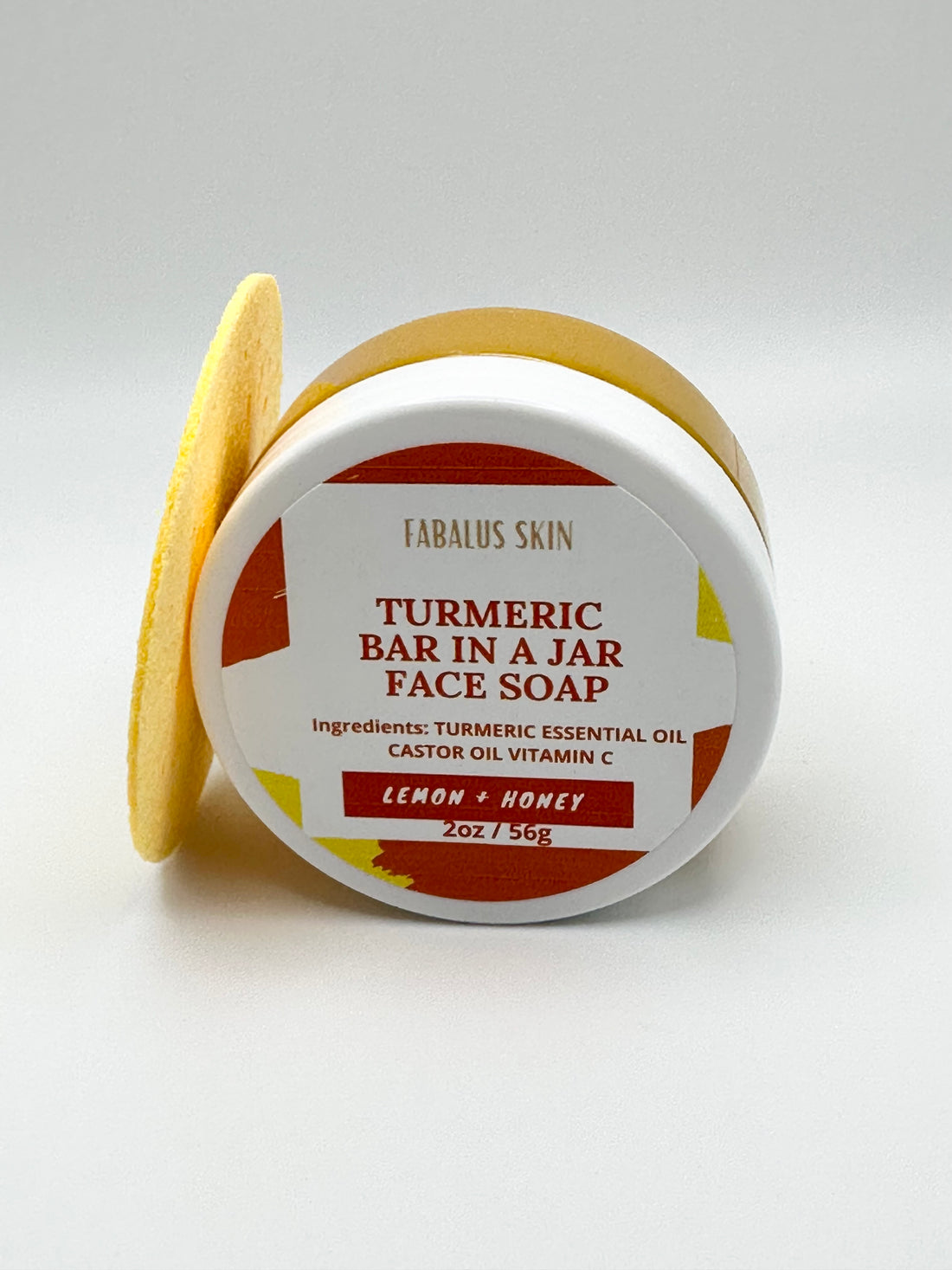 TURMERIC “BAR IN A JAR” FACE SOAP