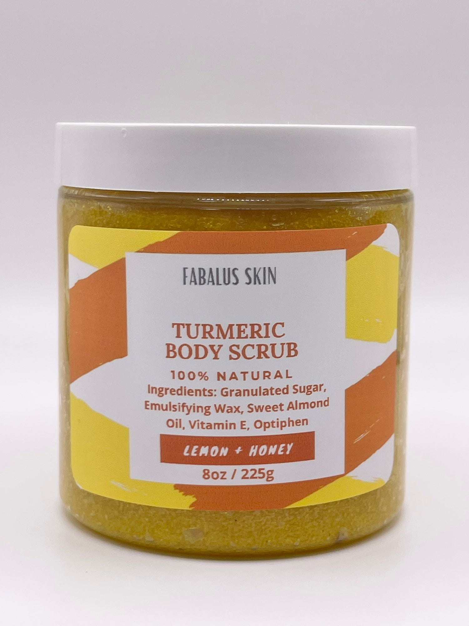 TURMERIC LEMON + HONEY BODY SCRUB